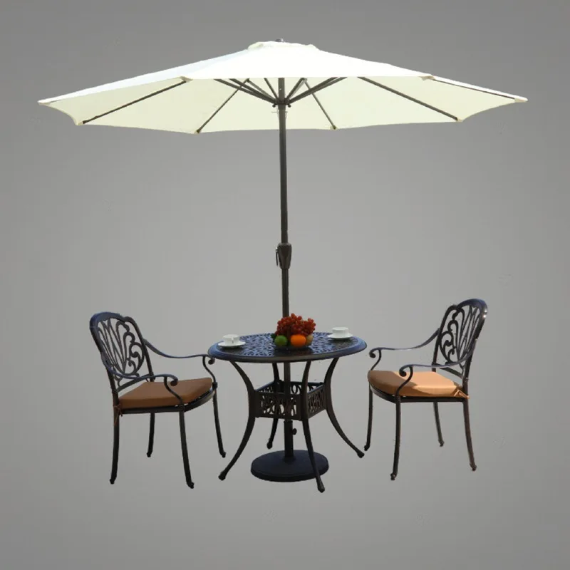 Outdoor Furniture Vendors - Guarda-Sol Manual Grande para Pátio Externo,