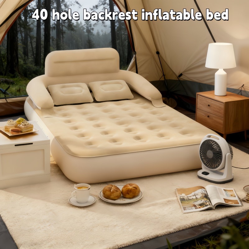 Outdoor Furniture Nearby - Cama Inflável Portátil para Dois com