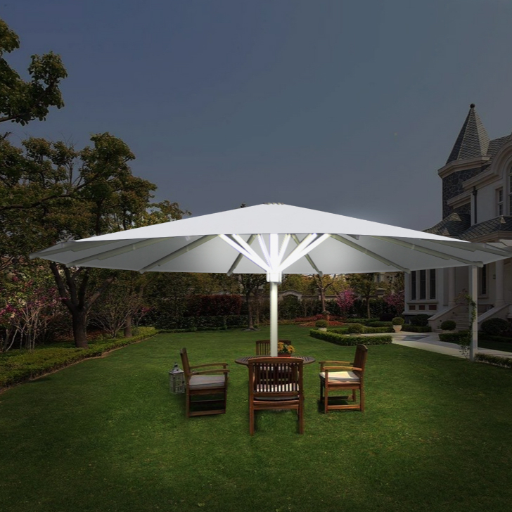Outdoor Furniture Cafe - Guarda-chuva LED para Móveis Externos ATV&UTV7M,