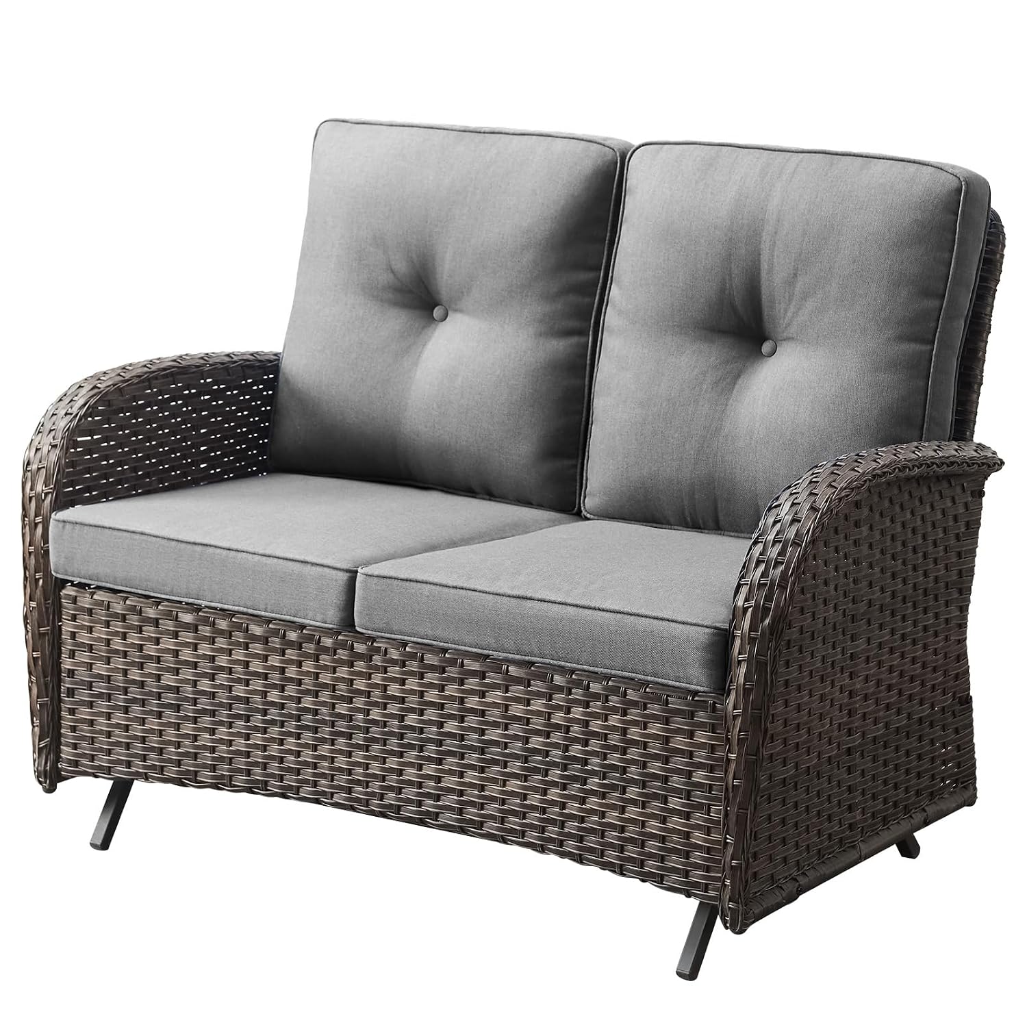 Outdoor Furniture Loveseat - Sofá de Dois Lugares para Exteriores,