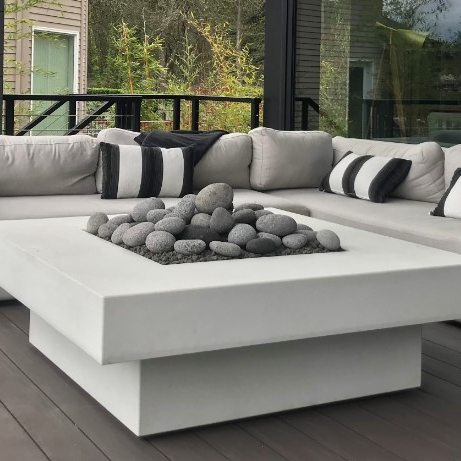 Outdoor Furniture With Fire Pit - Conjunto de Sofá para Exterior com