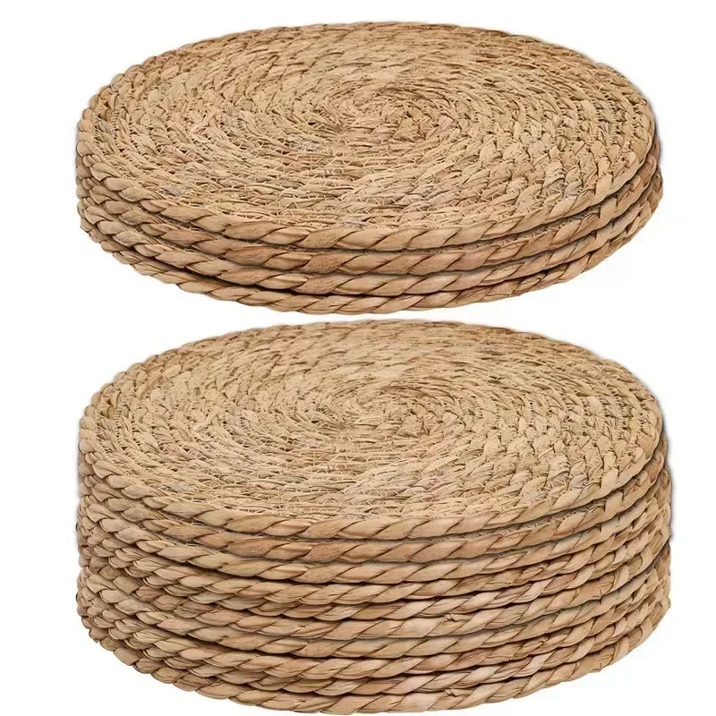 Outdoor Furniture Cafe - Placemats de vime tecidos à mão