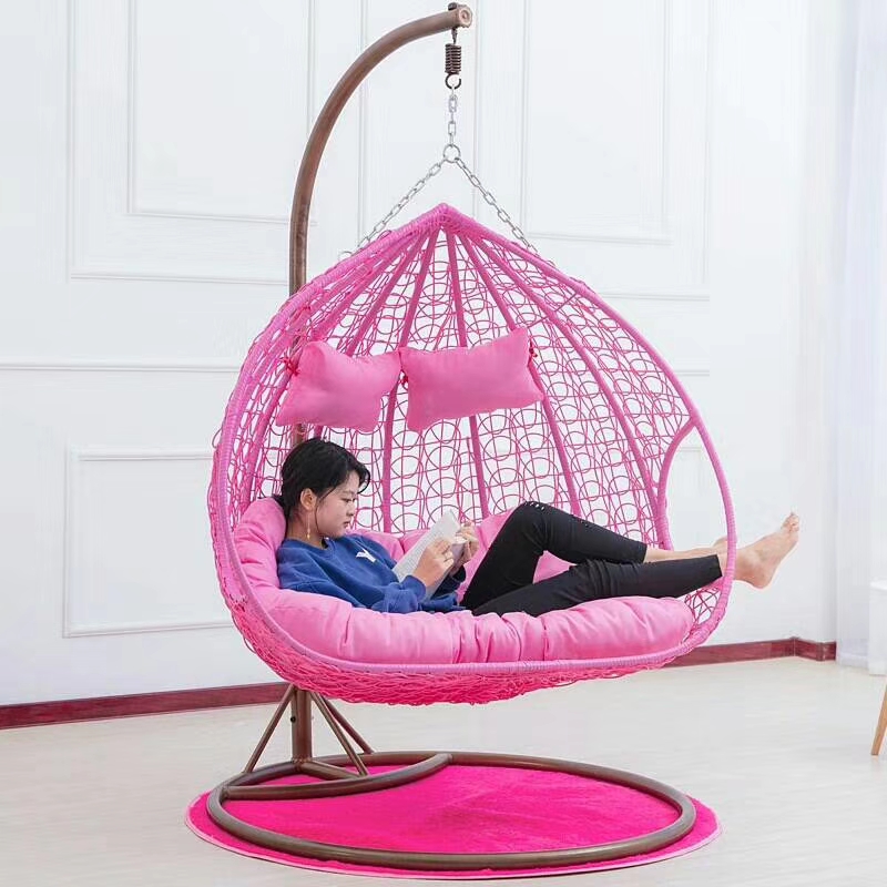 Outdoor Furniture Rattan - Cadeira Suspensa de Vime para Pátio,
