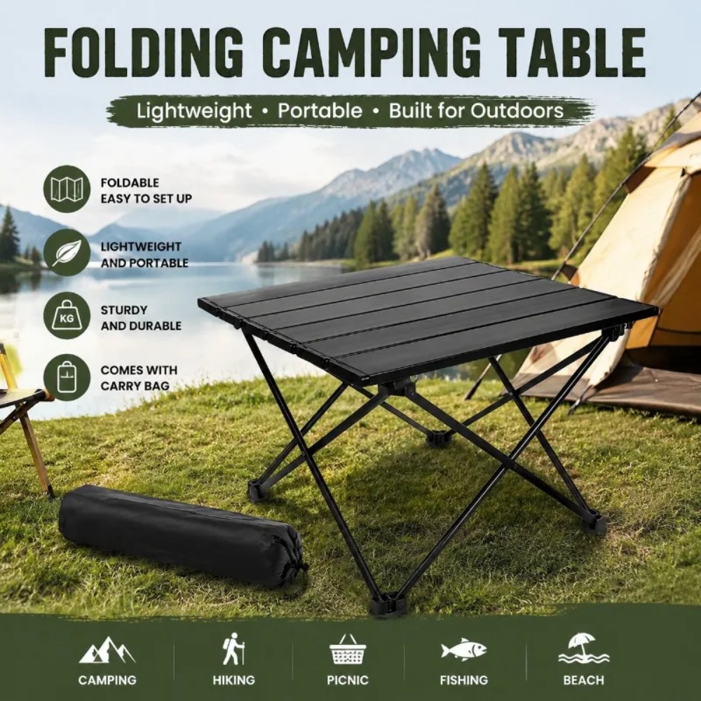 Outdoor Furniture Iron - Mesa de Camping Portátil Ultra Leve