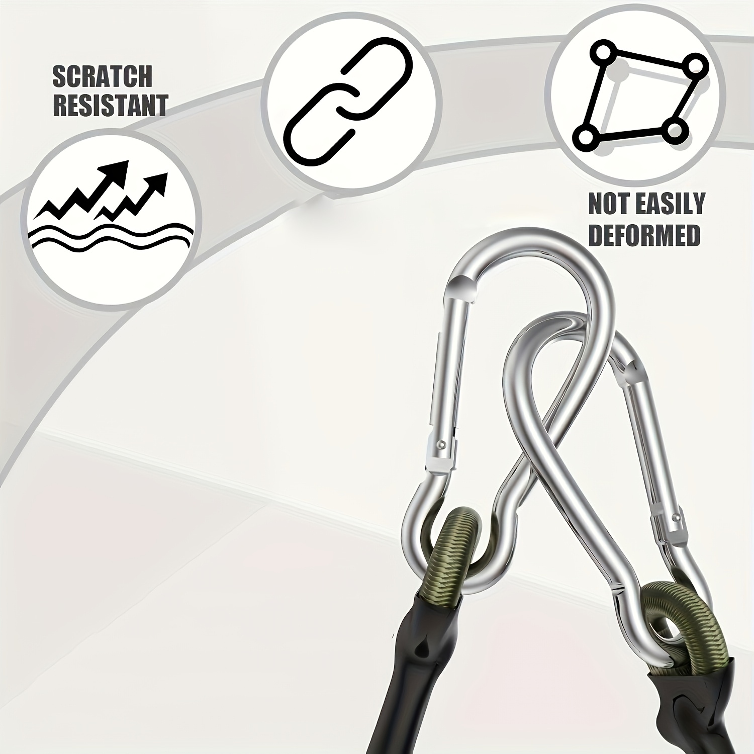 2 Peças de Corda Elástica com  - Outdoor Furniture Rope avaliação e preço