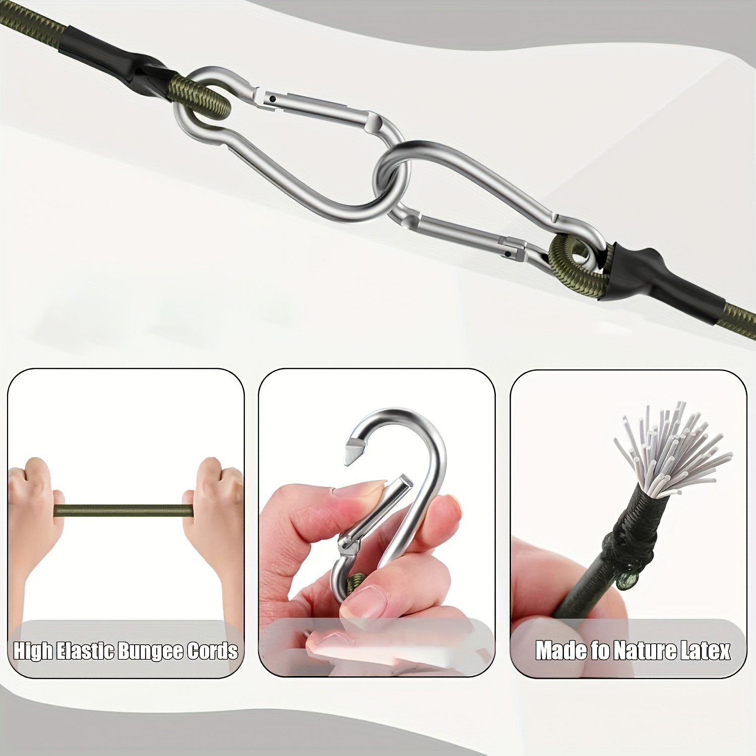 2 Peças de Corda Elástica com  - Outdoor Furniture Rope avaliação e preço