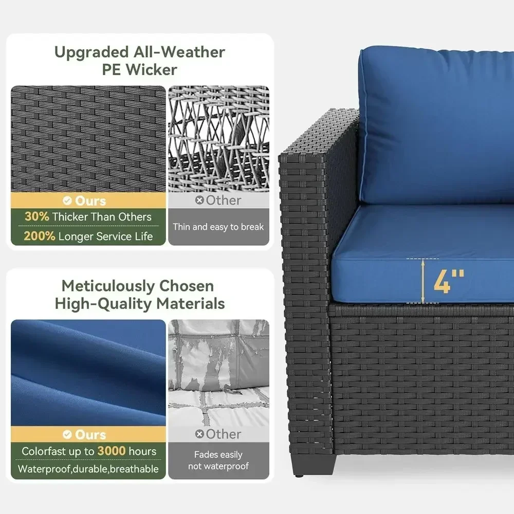 Conjunto de Móveis para Pátio  - Outdoor Furniture With Fire Pit avaliação e preço