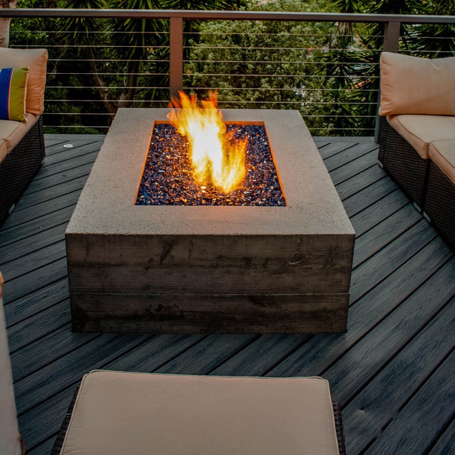 Conjunto de Móveis Externos Mo - Outdoor Furniture With Fire Pit avaliação e preço