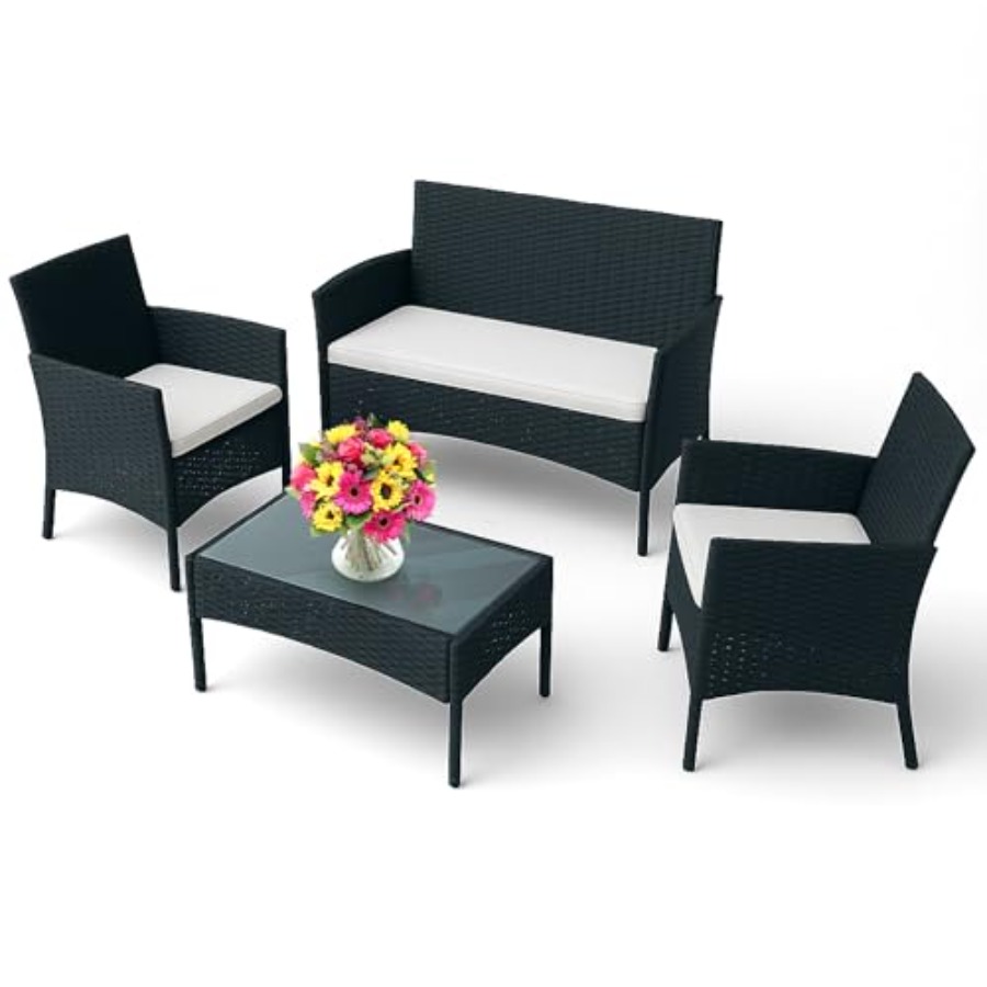Conjunto de Móveis para Pátio  - Outdoor Furniture Loveseat avaliação e preço