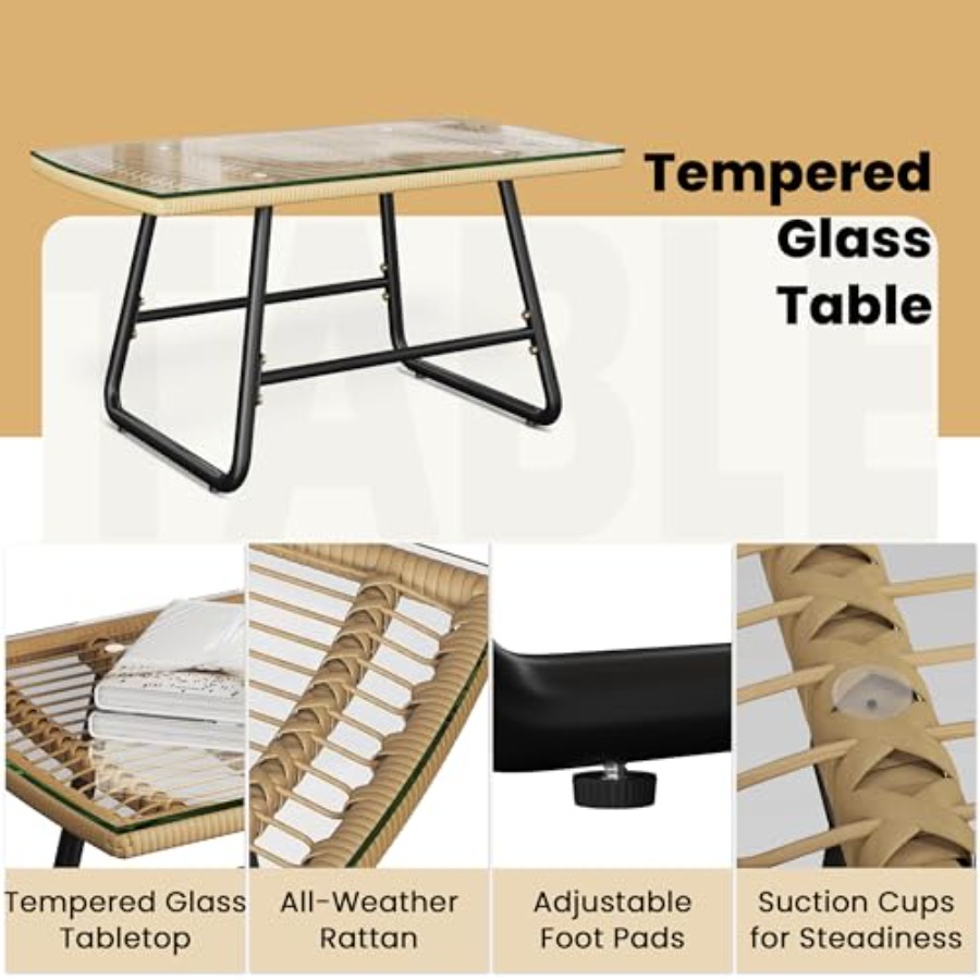 Conjunto de Móveis para Pátio, - Outdoor Furniture Loveseat avaliação e preço