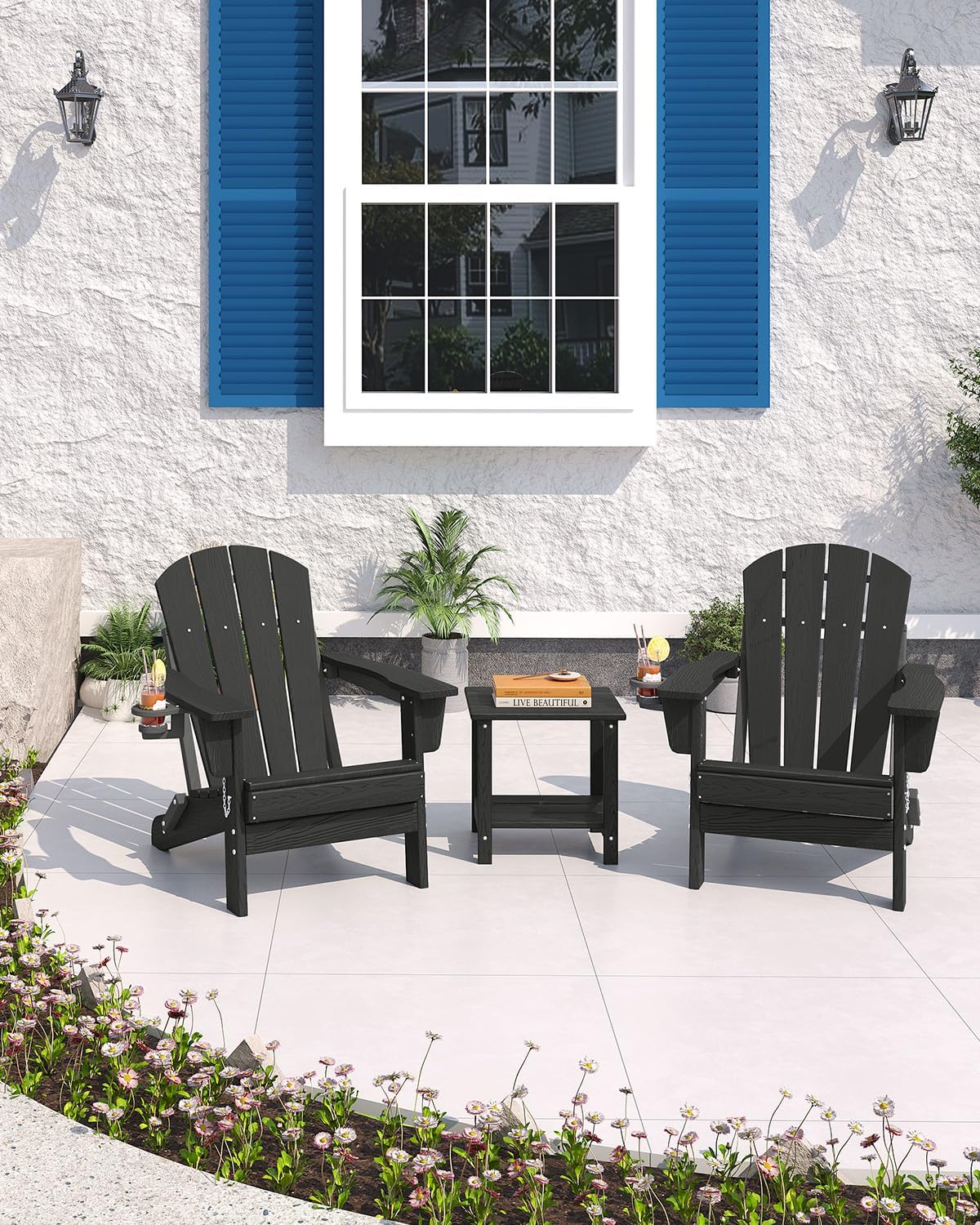 Cadeira Adirondack Dobrável em - Outdoor Furniture With Fire Pit avaliação e preço