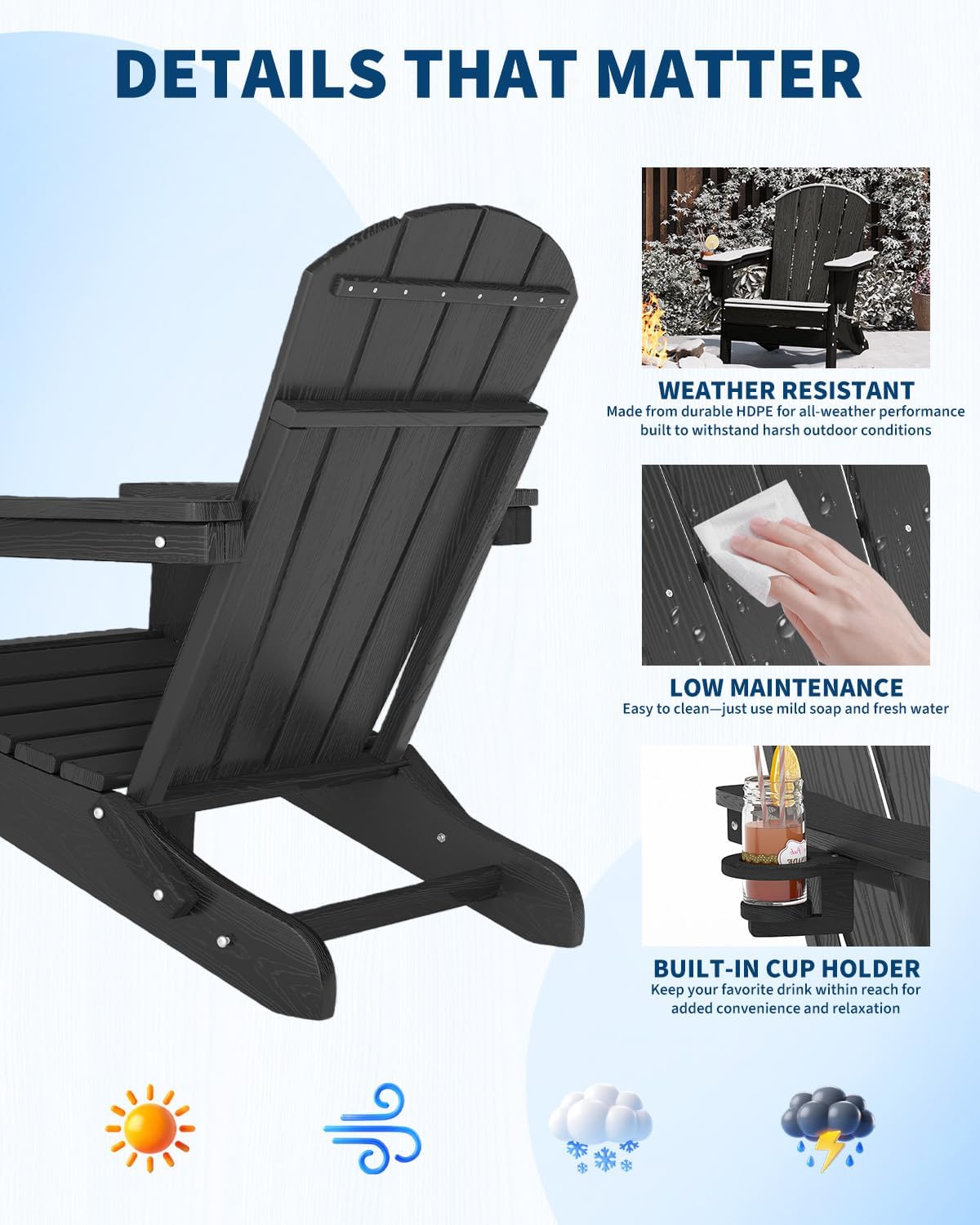 Cadeira Adirondack Dobrável em - Outdoor Furniture With Fire Pit avaliação e preço