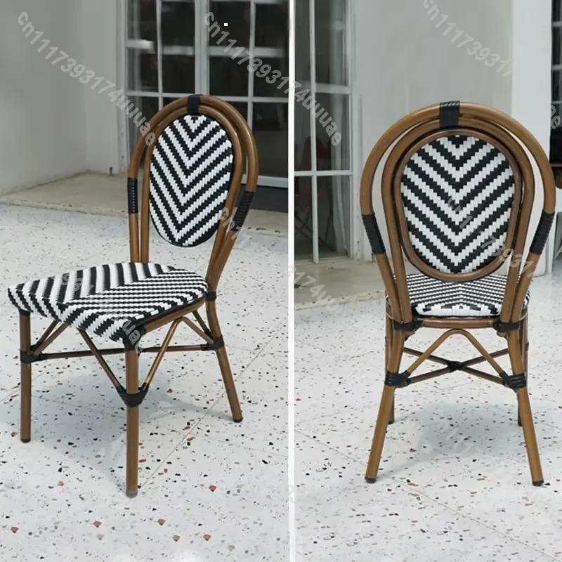 Cadeira Empilhável de Rattan E - Outdoor Furniture Cafe avaliação e preço
