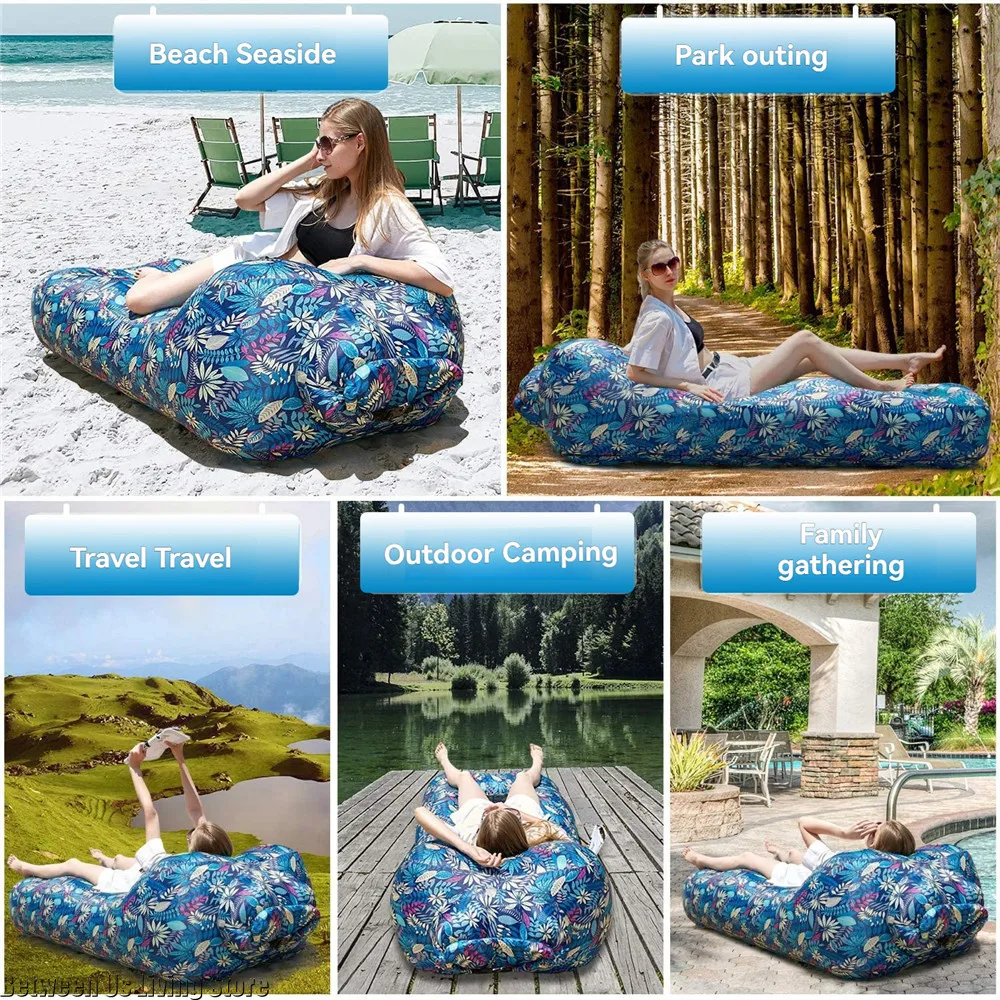 Sofá-cama inflável de luxo – d - Outdoor Furniture Nearby avaliação e preço