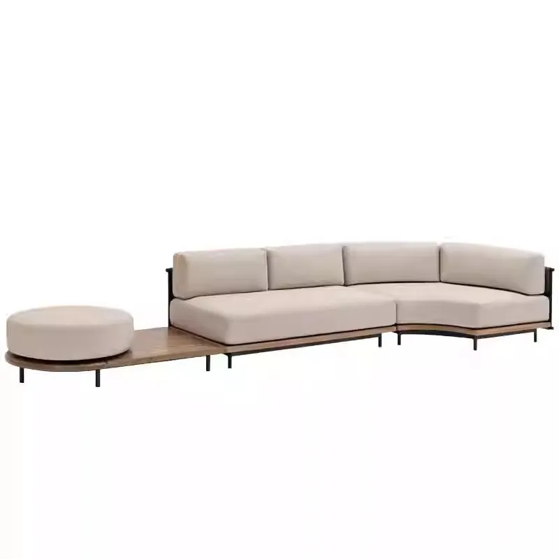 Sofá de vime nórdico para exte - Outdoor Furniture Rattan avaliação e preço