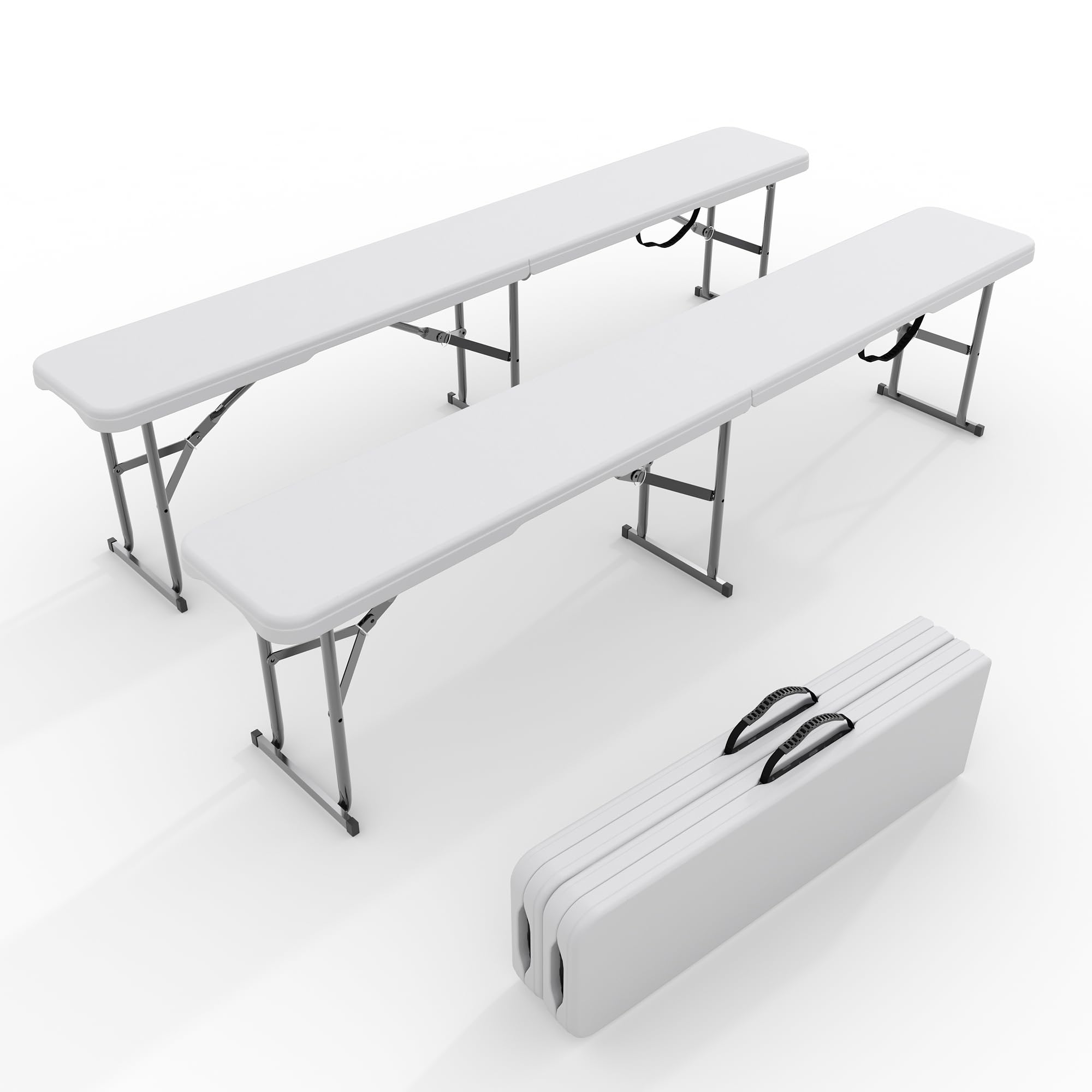 Conjunto com 2 Bancos Dobrávei - Outdoor Furniture Diy avaliação e preço