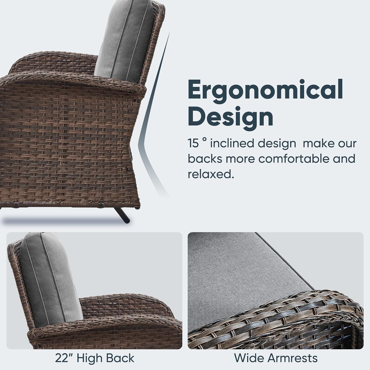 Sofá de Dois Lugares para Exte - Outdoor Furniture Loveseat avaliação e preço