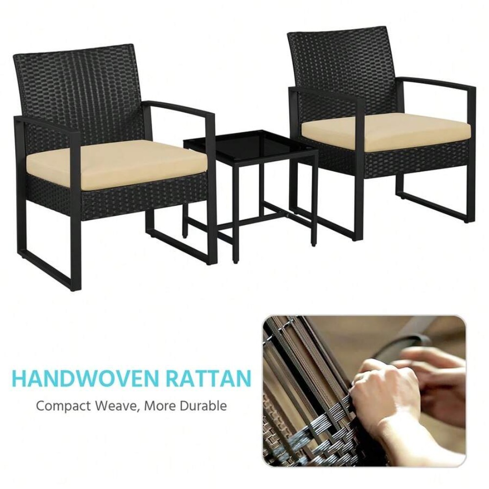 Conjunto de Móveis de Vime par - Outdoor Furniture Rattan avaliação e preço