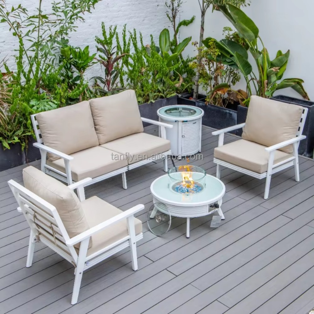 Conjunto de Móveis para Exteri - Outdoor Furniture With Fire Pit avaliação e preço