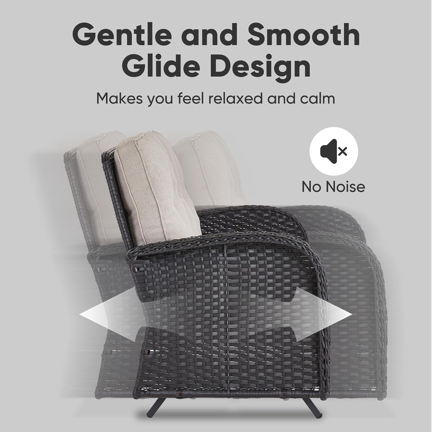 Sofá de Balanço para Exterior  - Outdoor Furniture Loveseat avaliação e preço