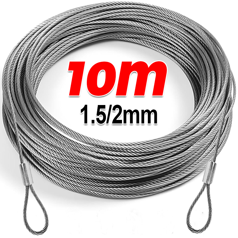 Cabo de Aço Inoxidável 10/2M p - Outdoor Furniture Rope avaliação e preço