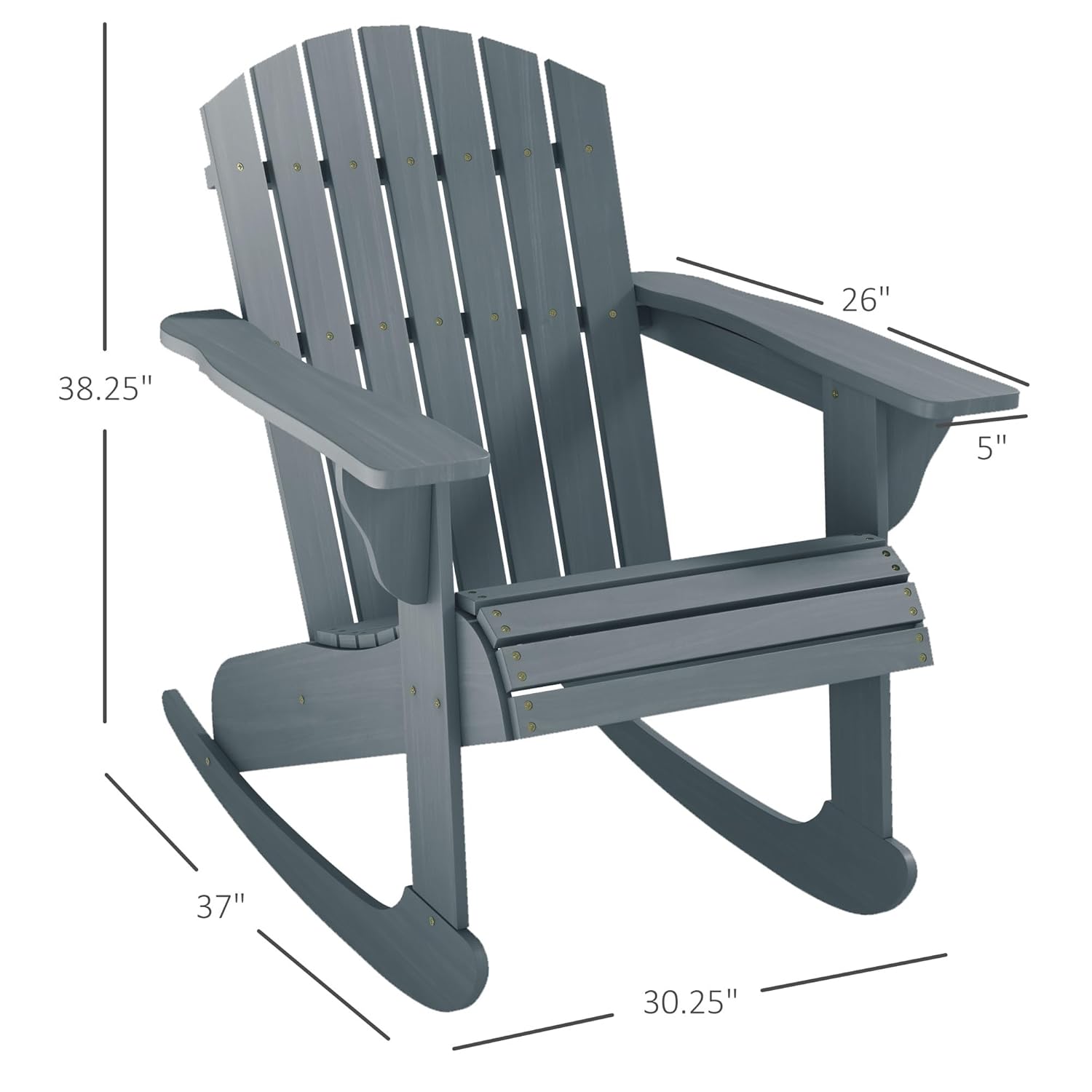 Cadeira de Balanço Adirondack  - Outdoor Furniture With Fire Pit avaliação e preço