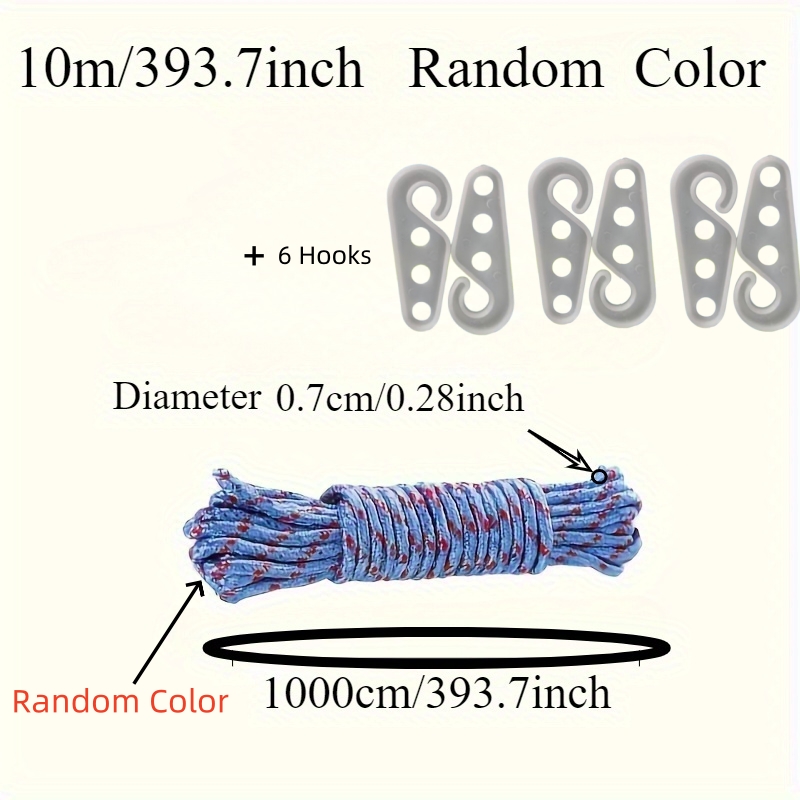 Kit de 7 Peças: Corda de Nylon - Outdoor Furniture Rope avaliação e preço