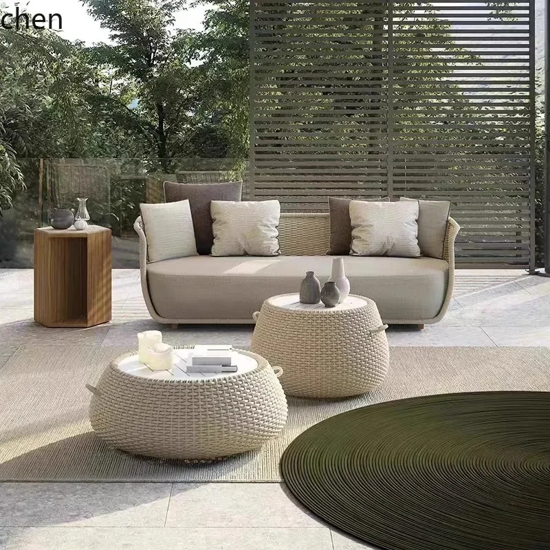 Conjunto de sofá de vime para  - Outdoor Furniture Rattan avaliação e preço