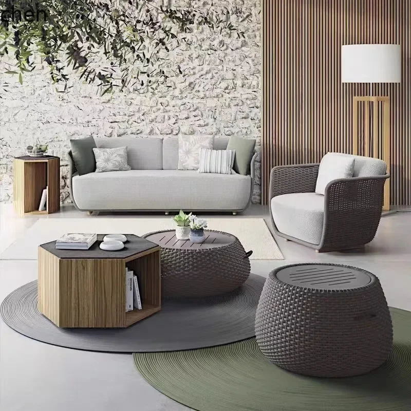 Conjunto de sofá de vime para  - Outdoor Furniture Rattan avaliação e preço