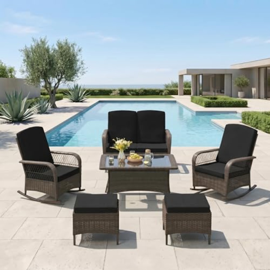 Conjunto de Móveis para Pátio, - Outdoor Furniture Loveseat avaliação e preço