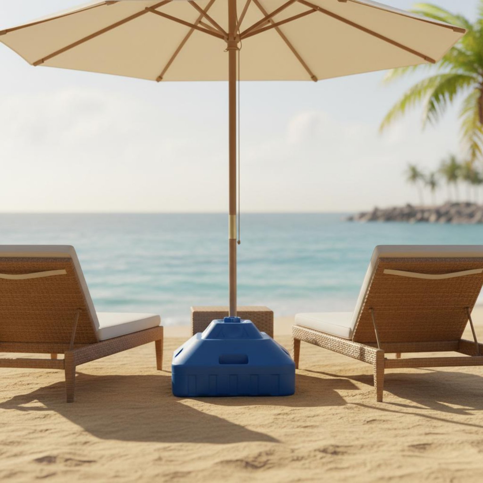Base de Guarda-chuva com Enchi - Outdoor Furniture Vendors avaliação e preço
