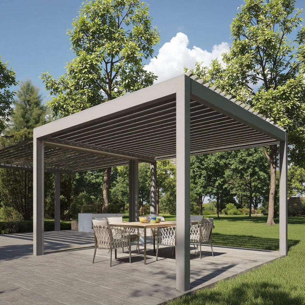 Pergolado de Alumínio Antiferr - Outdoor Furniture Diy avaliação e preço